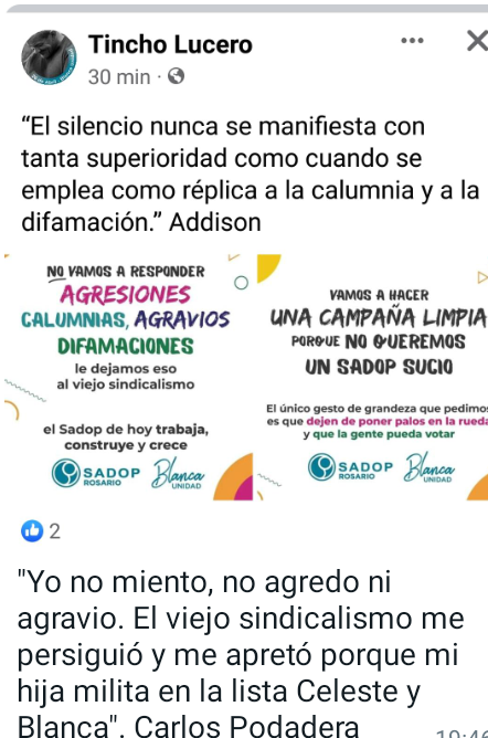 El audio del apriete del titular de SADOP Rosario a un referente opositor 2 image 4